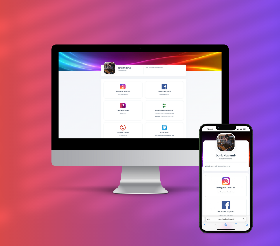 Kişisel Web Site & Deniz Özdemir
